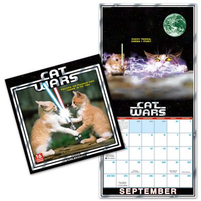 2018 Cat Wars Wall Calendar