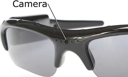 Spy Sunglasses with 2GB Built-In Memory