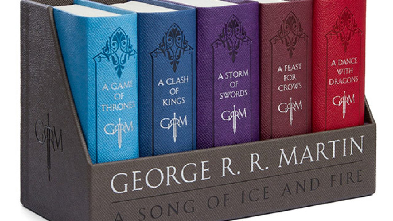George R R Martins A Game Of Thrones 5 Book Boxed Set Song Of Ice And –  Bookstore