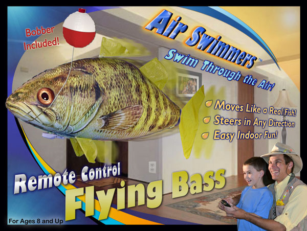 Air Swimmers Remote Control Inflatable Flying Bass