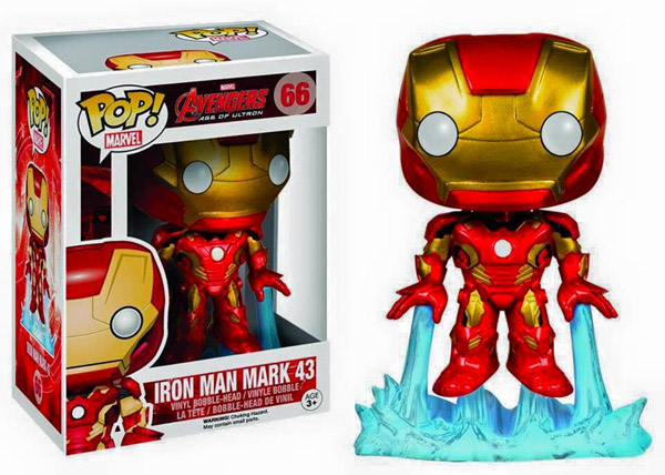Avengers Age of Ultron Iron Man Pop Vinyl Bobble Head Figure