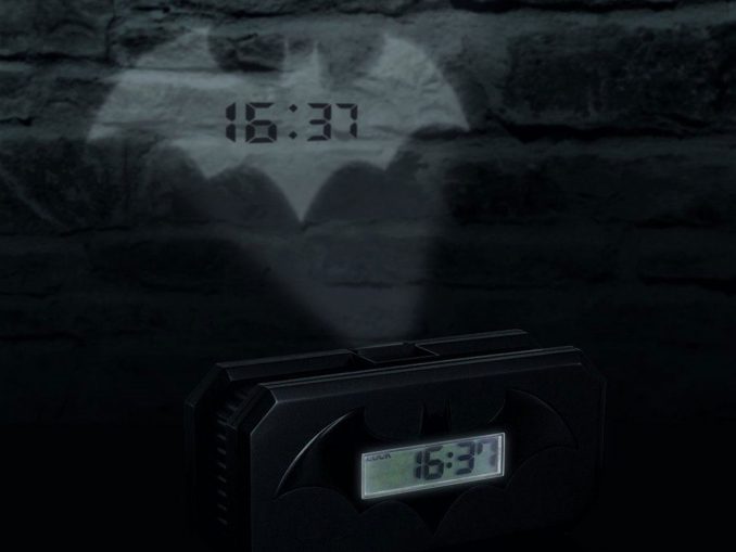 batman signal projection alarm clock