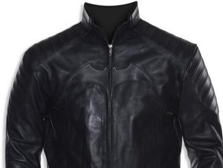 Batman Begins Leather Motorcycle Jacket