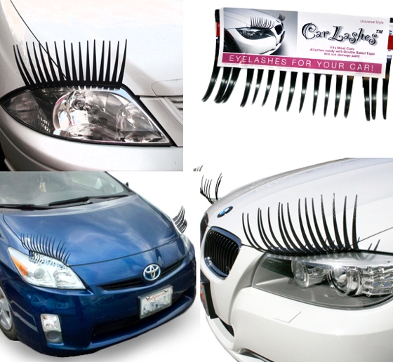Behold: Eyelashes for your car - CNET