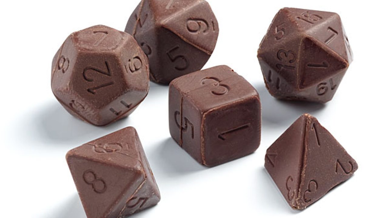 Finally made a set of chocolate dice with the Ice Dice mold : r/dice