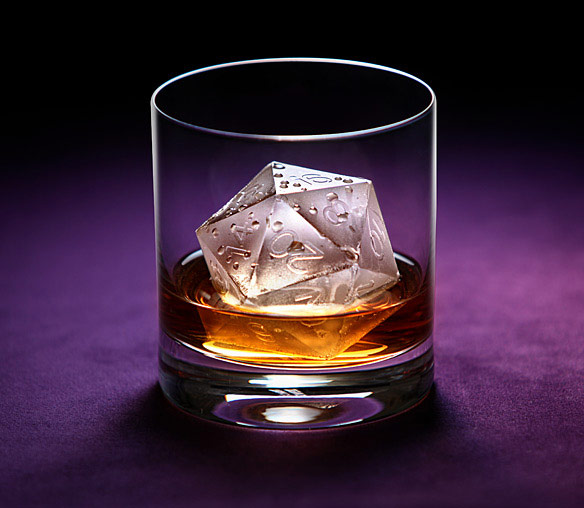 Critical Hit d20 Silicone Ice Mold