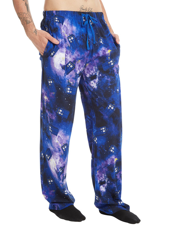 Doctor Who Galaxy TARDIS Guys Pajama Pants