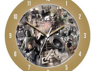 Doctor Who Monsters 3-D Effect Wall Clock
