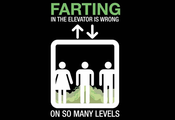 Farting in the Elevator is Wrong on So Many Levels Shirt