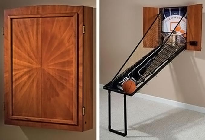 Fold-Out Basketball Game