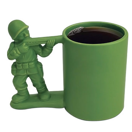 Green Army Guy Mug