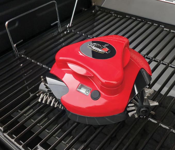  Customer reviews: Grillbot Grill Cleaning Robot with BBQ Grill  Cleaner and Grill Brushes (Red)