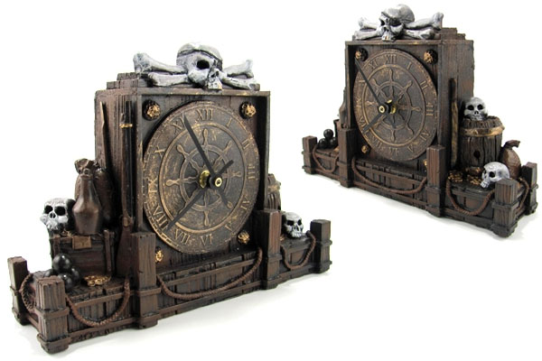 Handcrafted Pirate Clock