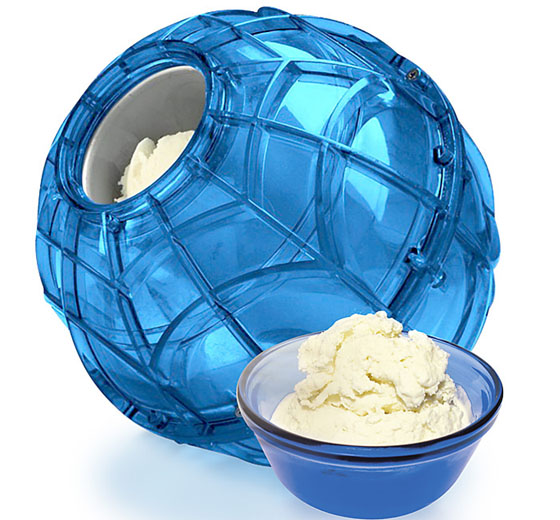 Play And Freeze Ice Cream Maker Have A Ball Making Ice Cream