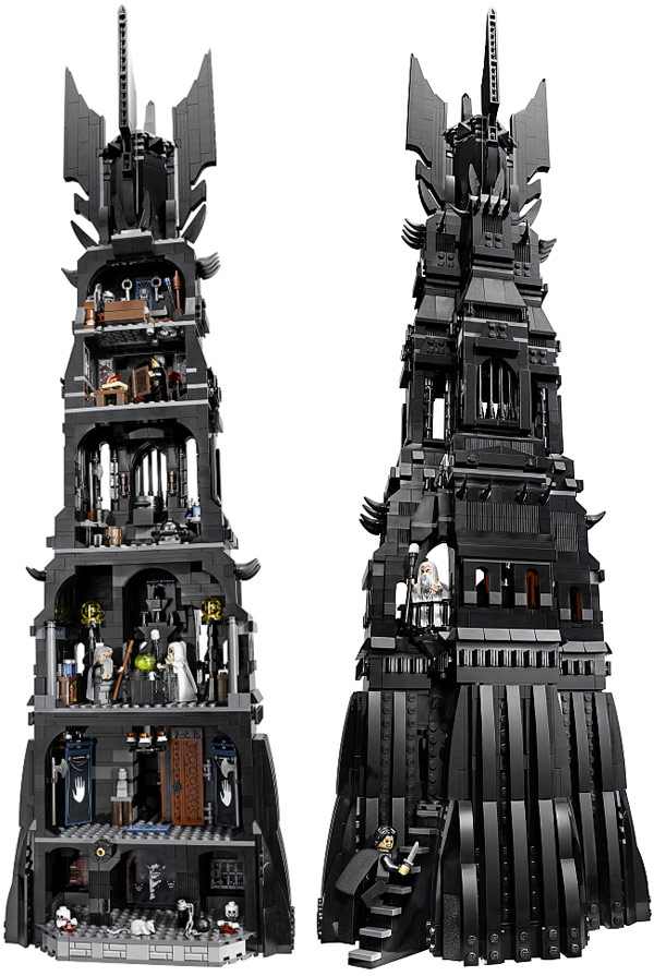 Lego Lord Orthanc Tower Rings 10237 | 16010 Lepin Tower Orthanc | Building  Blocks - Blocks - Aliexpress