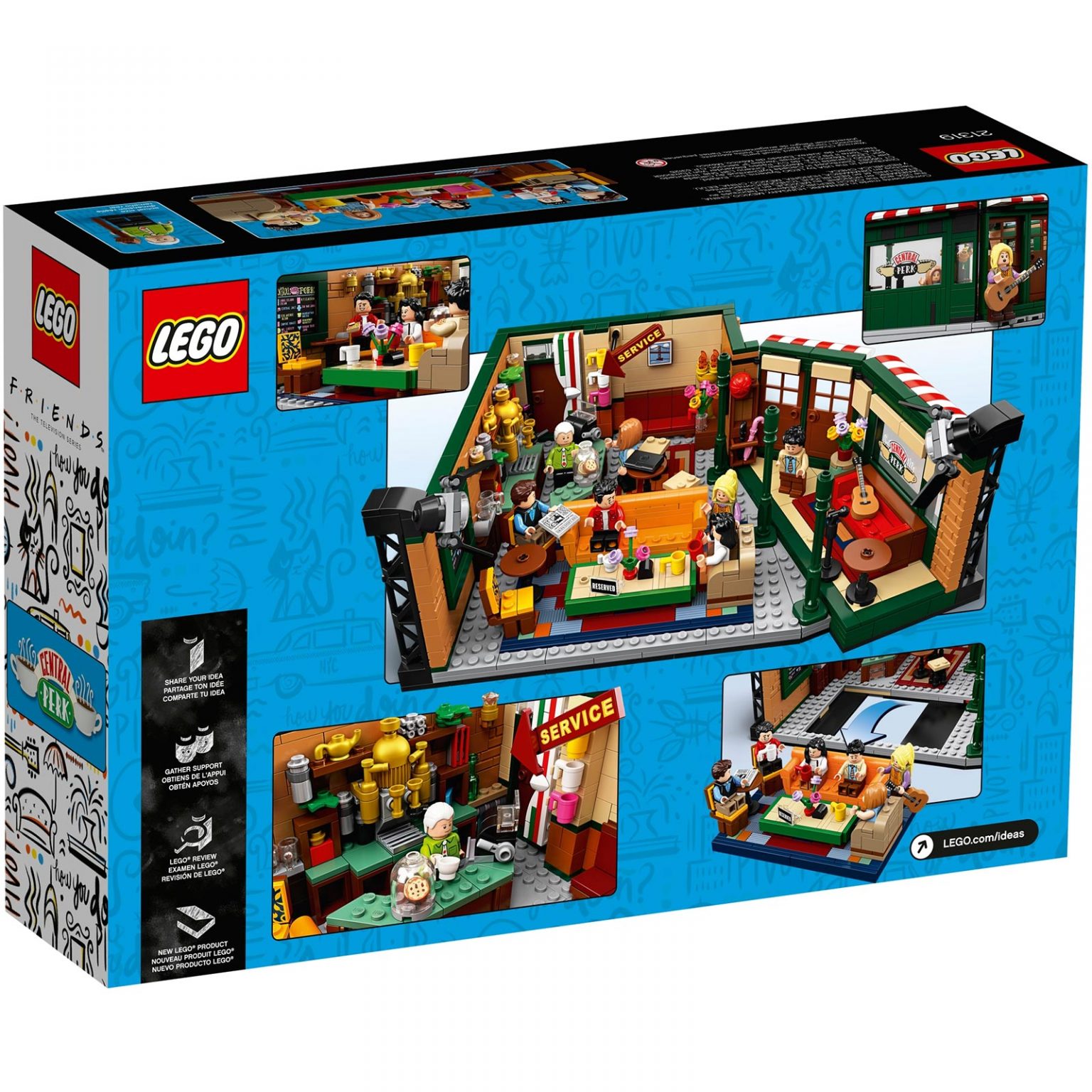 LEGO IDEAS Friends Central Perk Set #21319