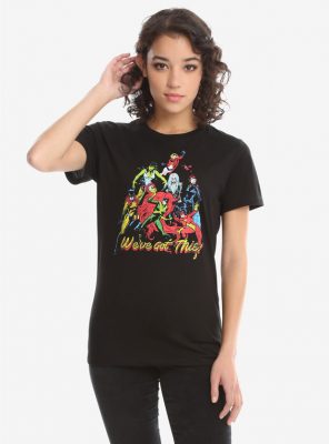 Ladies Of Marvel Retro T-Shirt