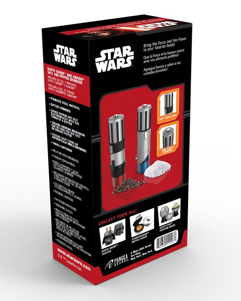Uncanny Brands Star Wars™ Lightsaber Salt & Pepper Grinder Set at