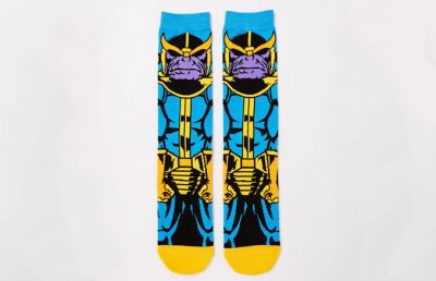 Marvel Comics Thanos Premium Sublimated Crew Socks –