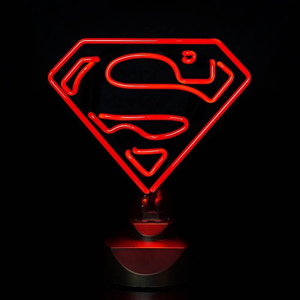 Neon Superman Sign