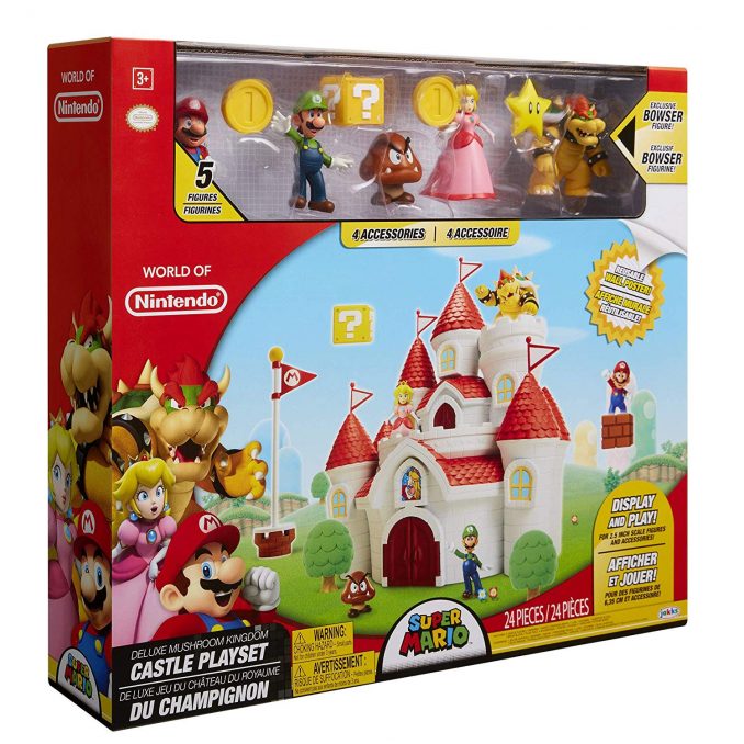 Super Mario Mushroom Kingdom Castle Deluxe Playset 