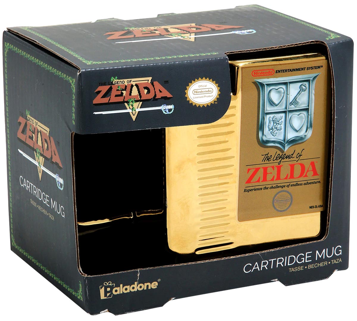 legend of zelda nintendo gold cartridge