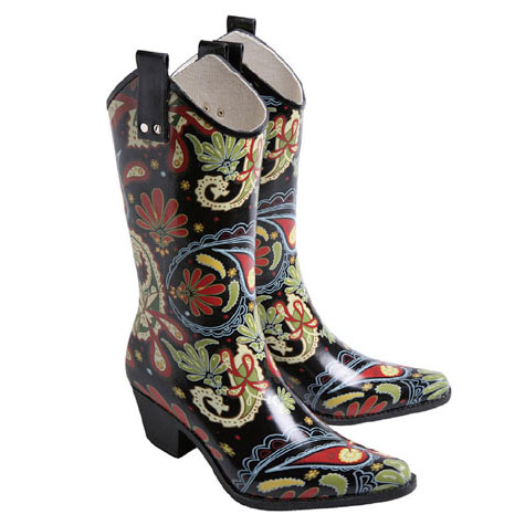 womens cowgirl rain boots