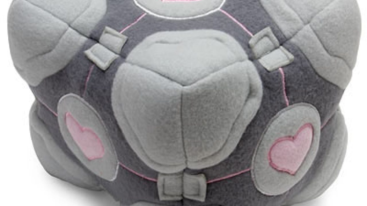 Screw plushies! Check out the actual weighted Weighted Companion Cube –  Destructoid