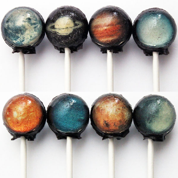 solar system lollipops