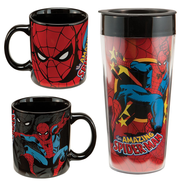 Marvel Spider-Man Mug Coffee Cup Red Large Collectible Spider Web Spiderman  Eyes