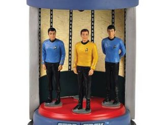Star Trek Original Series Transporter Crew Lighted Statue
