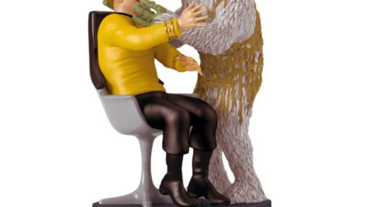 Star Trek The Man Trap Kirk and Salt Monster Ornament With Sound