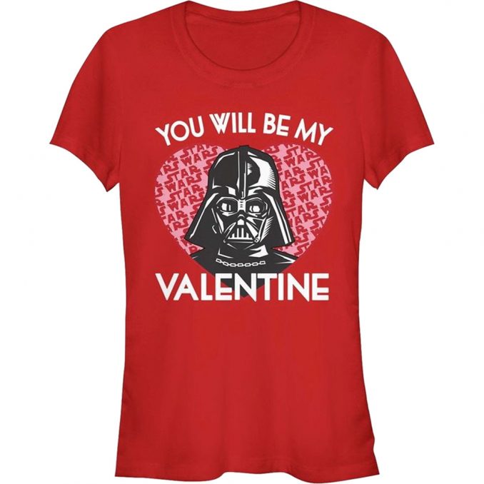 Star Wars Darth Vader Valentine's Day T-Shirt