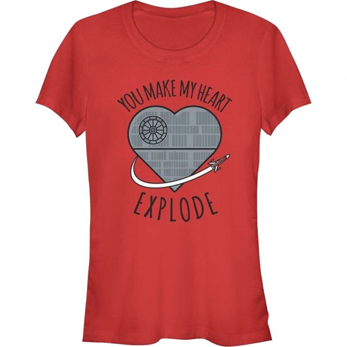 Star Wars Death Star Valentine's Day T-Shirt
