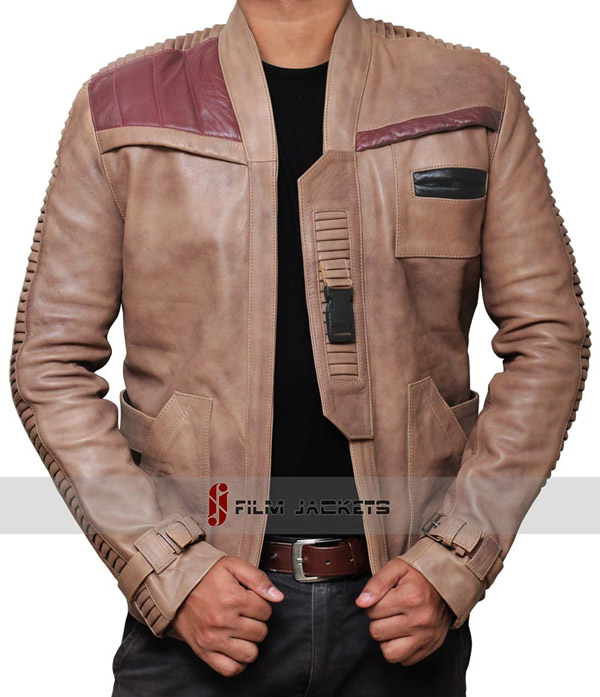 Star Wars The Force Awakens Finn Leather Jacket