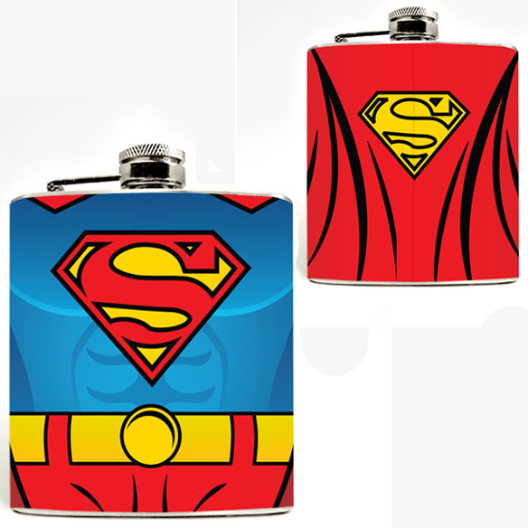 Superhero Hip Flasks