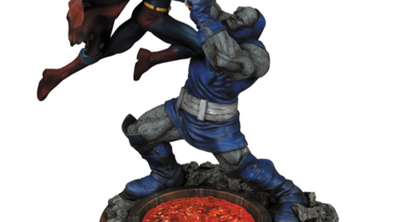 superman vs darkseid statue