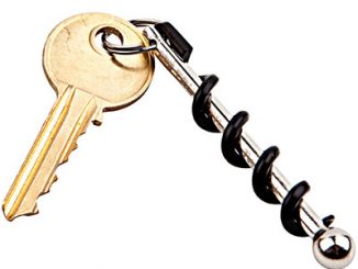 True Utility Twistick Keychain Corkscrew