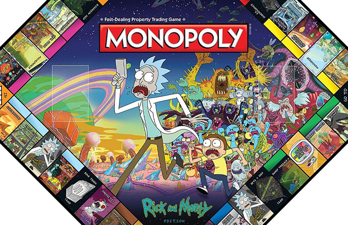 rick & morty monopoly
