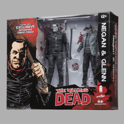 Walking Dead Negan and Glenn Bloody Action Figure 2-Pack