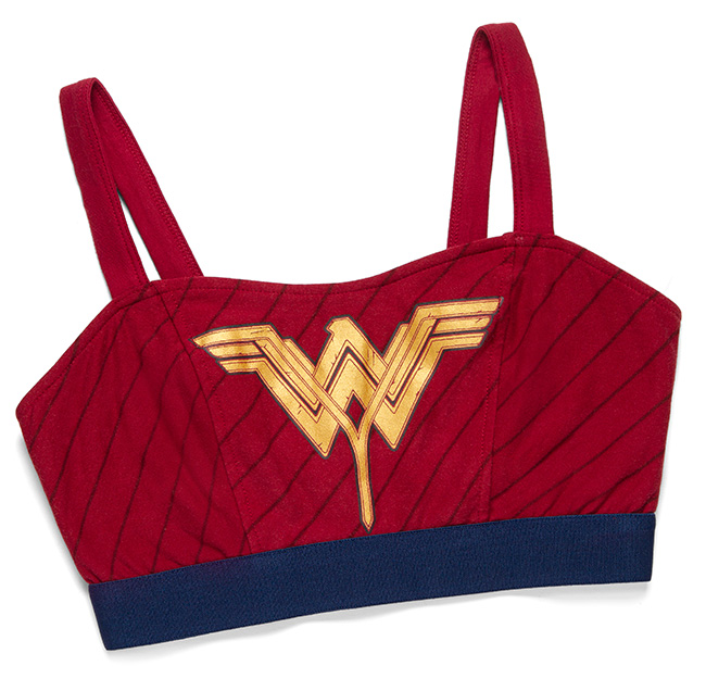 Wonder Woman Solid Red Sports Bra Size 36