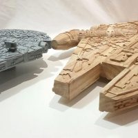 Wood Star Wars Millennium Falcon