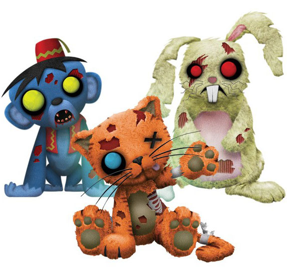 Zombie Creepy Cuddlers II Lucky the Bunny Scary Horror Halloween