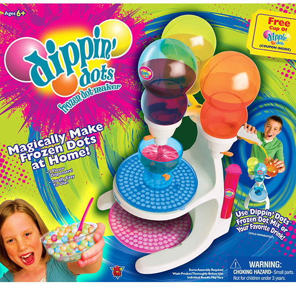 HOW TO MAKE DIPPIN' DOTS AT HOME with the FROZEN DOT MAKER