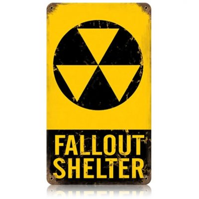cartoon fallout shelter stop sign