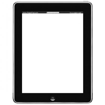 iPaperPad – An iPad Shaped Paper Pad