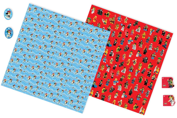 LEGO Wrapping Paper - Custom Wrapping Paper- LEGO Gift Wrap