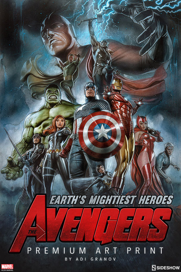 Avengers Earth S Mightiest Heroes Premium Art Print