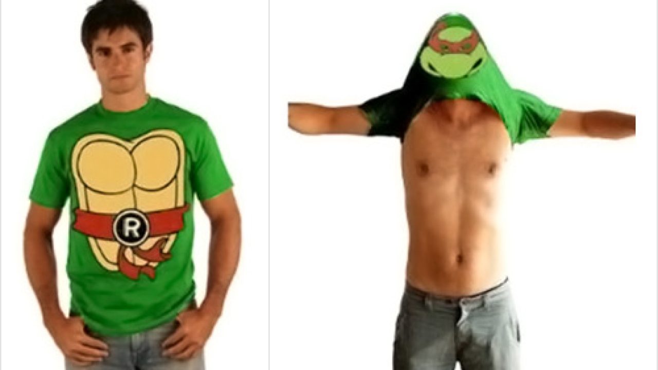 Girl's Teenage Mutant Ninja Turtles Michelangelo Costume T-Shirt
