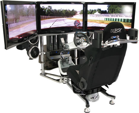 Awesome Triple LCD Racing Simulator